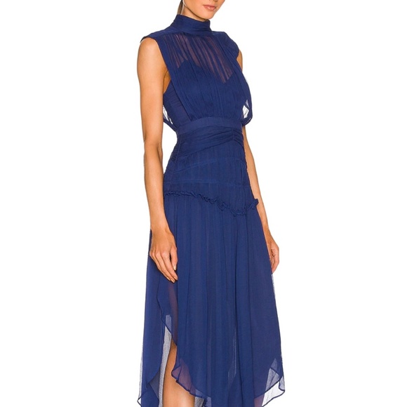 Shona Joy Dresses & Skirts - Shona Joy Safira Midi Dress in Aegean Blue